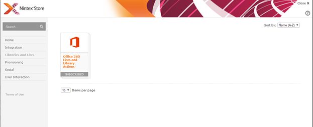 Libraries and Lists of Nintex